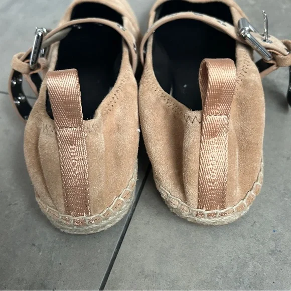 rag & bone Anteros espadrille tan flat neural shoe size 39 - Picture 7 of 9